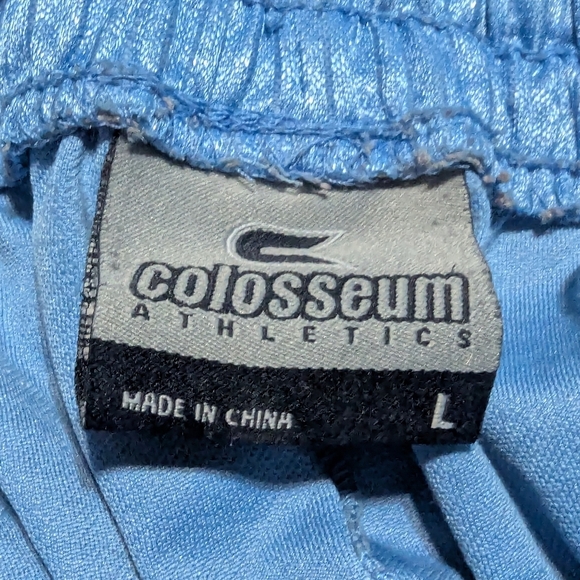 North Carolina Tar Heels Large Basketball Shorts Y2K Blue/White/Black Embroidery - Picture 4 of 8